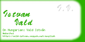 istvan vald business card